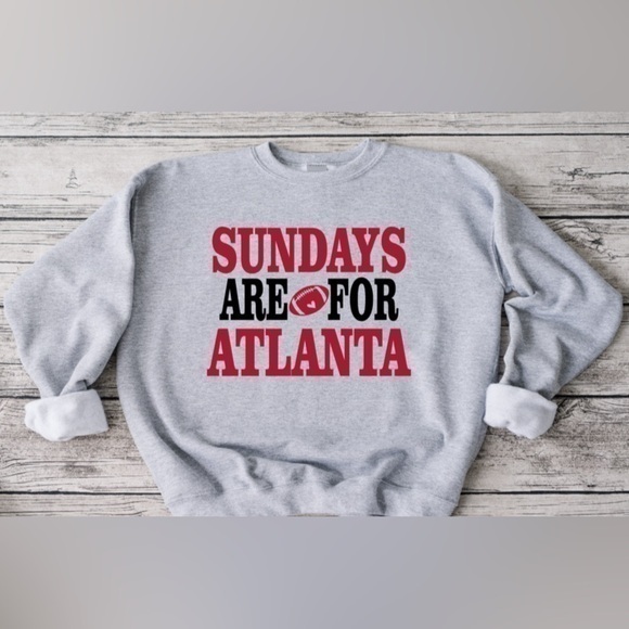 Gildan Tops - Sundays Are For Atlanta Crewneck